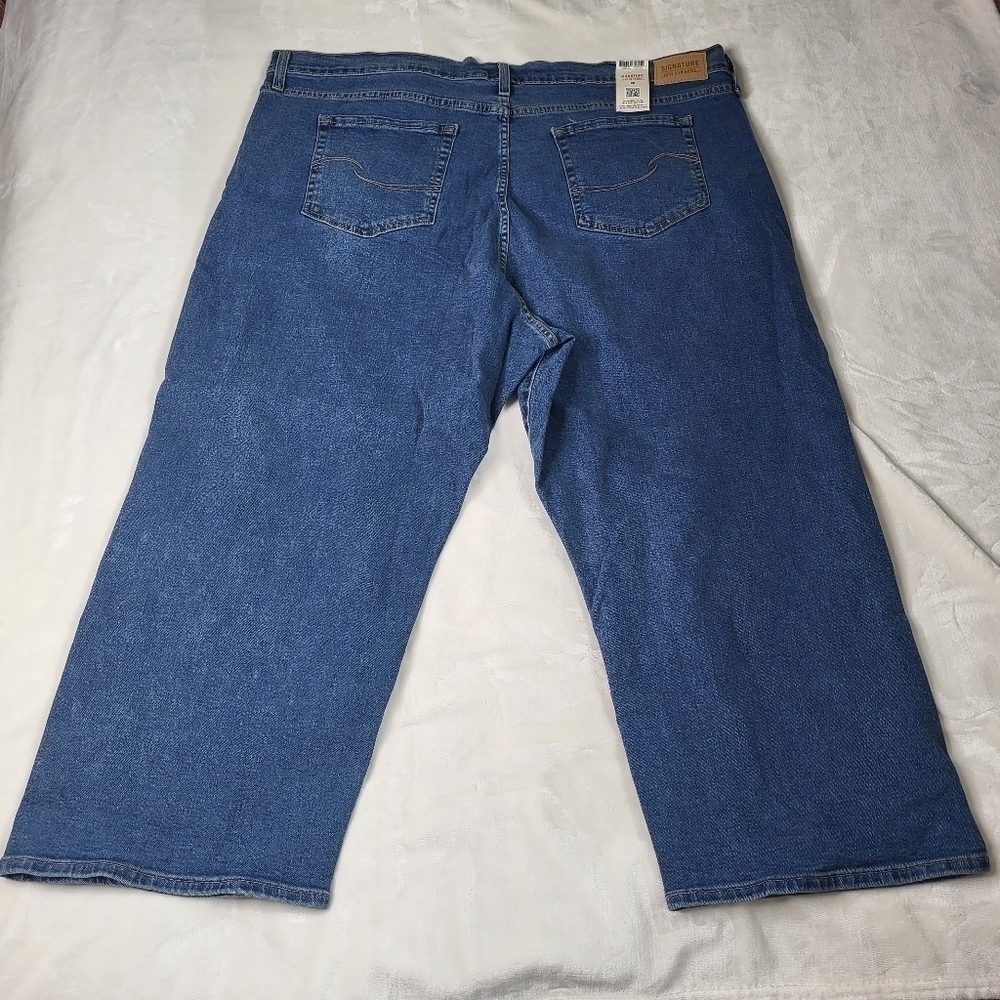 ❤️ Levi’s Cropped Heritage Plus Size Blue Jeans. Straight Loose Fit. 26W - Picture 12 of 12
